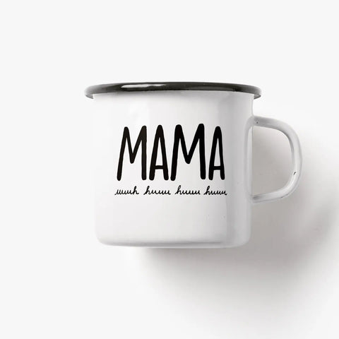 Tasse aus Emaille / Mama